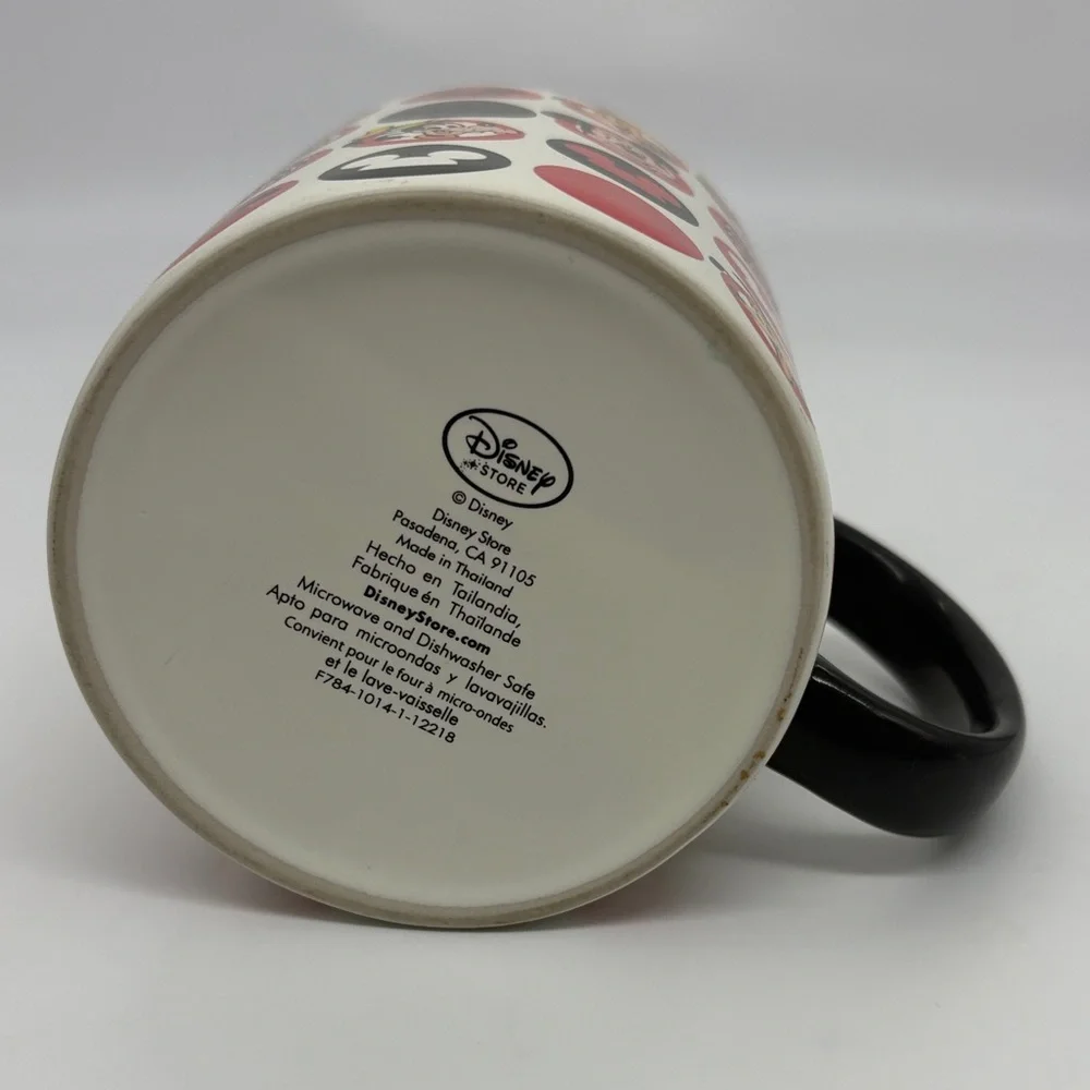 Disney Mickey Mouse Club Red and Black Mug - Picture 4 of 5